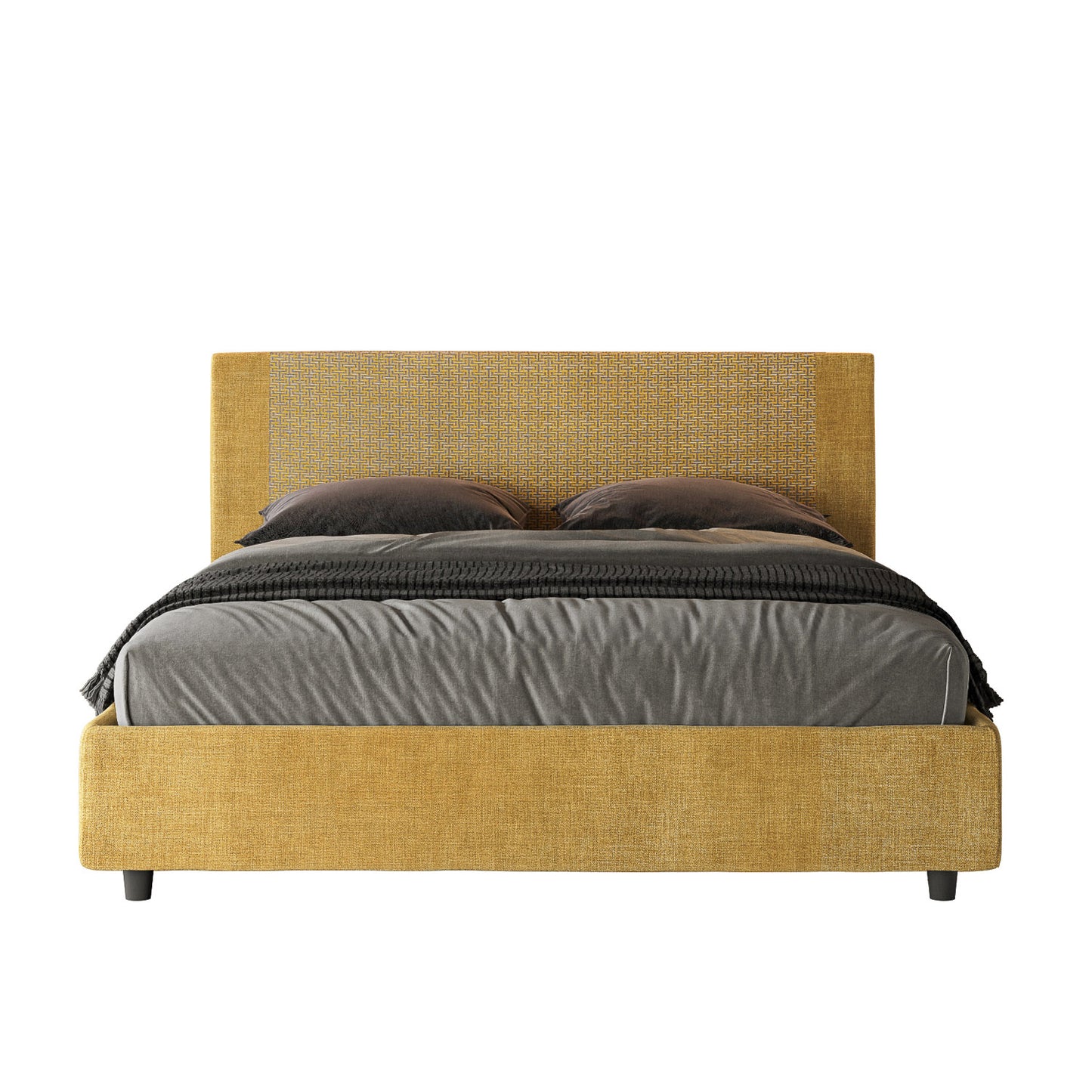 Letto Rubino Giallo - vista sfondo bianco