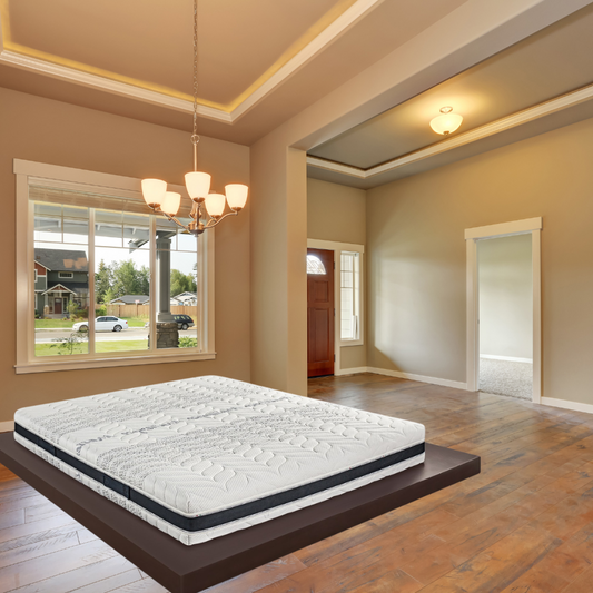 Materasso in Memory foam semirigido alto 25 cm con 5 cm di memory hd - DANJOY PLUS 18+5