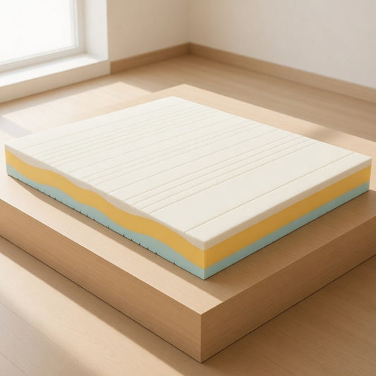 Materasso Memory a zone multi onda alto 23 cm con Waterlily, tessuto anallergico e antiacaro - COMFORT3 JoyShop Materassi