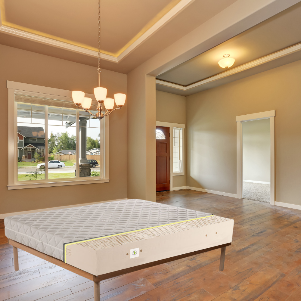 100% natural latex mattress with 20 cm thick anti-mite fabric - POLARIS