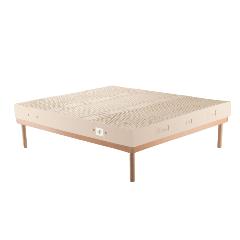 100% latex mattress with 7 differentiated zones and 20 cm high hypoallergenic fabric - MARS