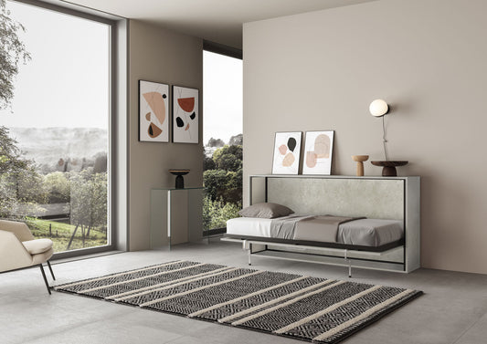 Letto a Scomparsa Orizzontale Nido Cashmere – Ribaltabile a Muro Salvaspazio | NIDO - JoyShop Materassi 2