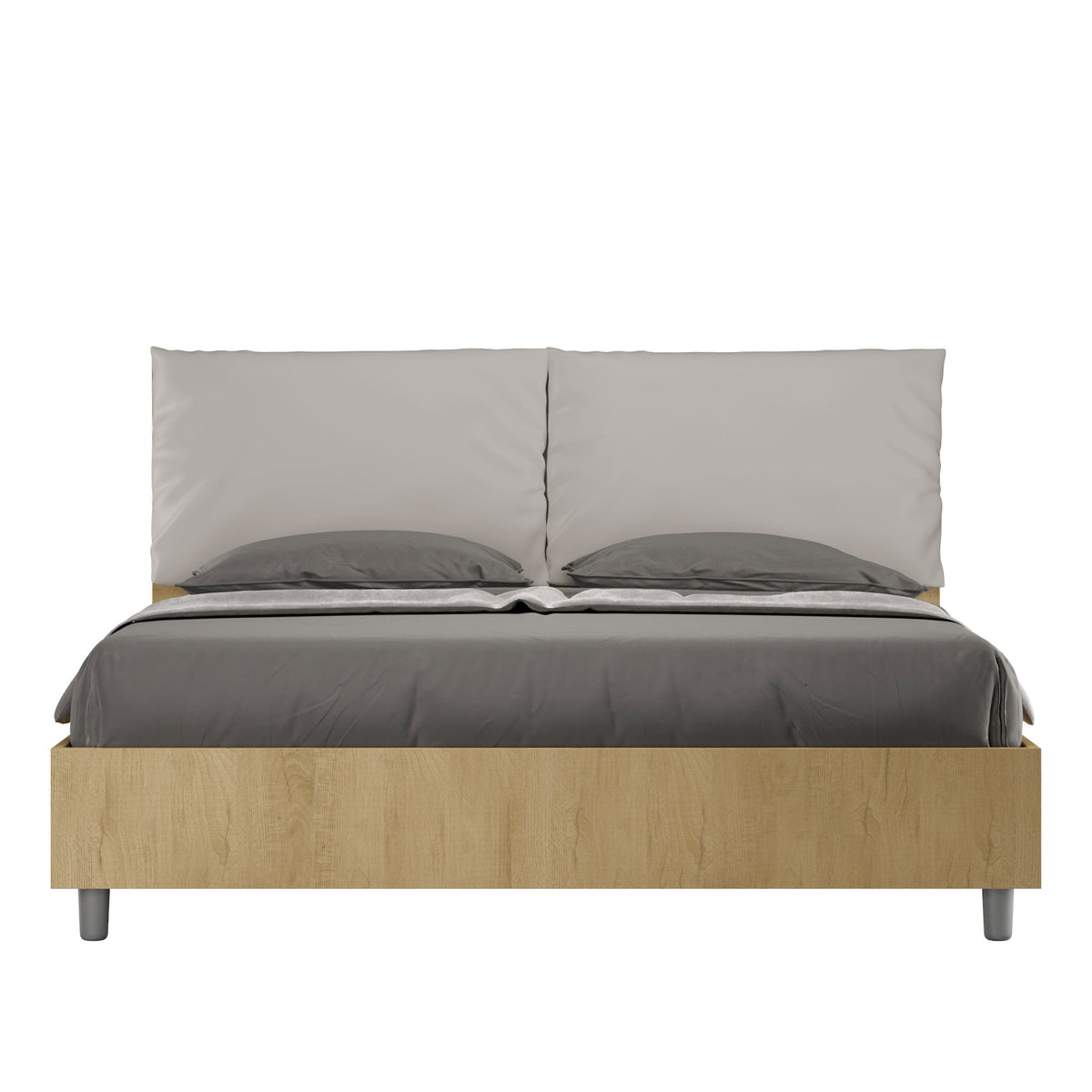 Letto Eco Antea Quercia – Testata Tortora - JoyShop Materassi 1