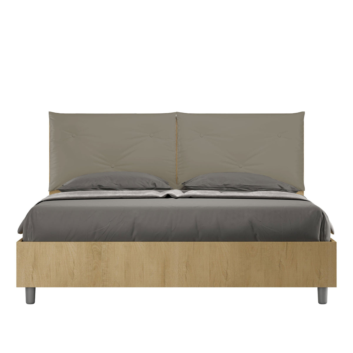 Letto Eco Appia Quercia – Testata Cappuccino - JoyShop Materassi 1