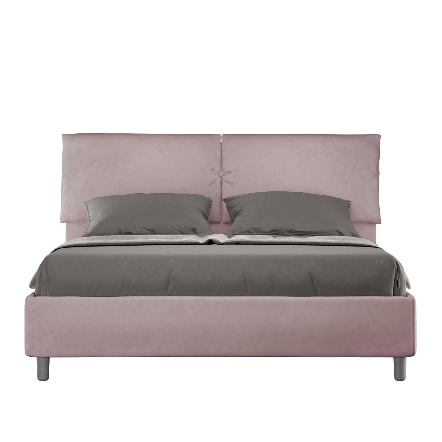 Letto Mira Viola - vista sfondo bianco