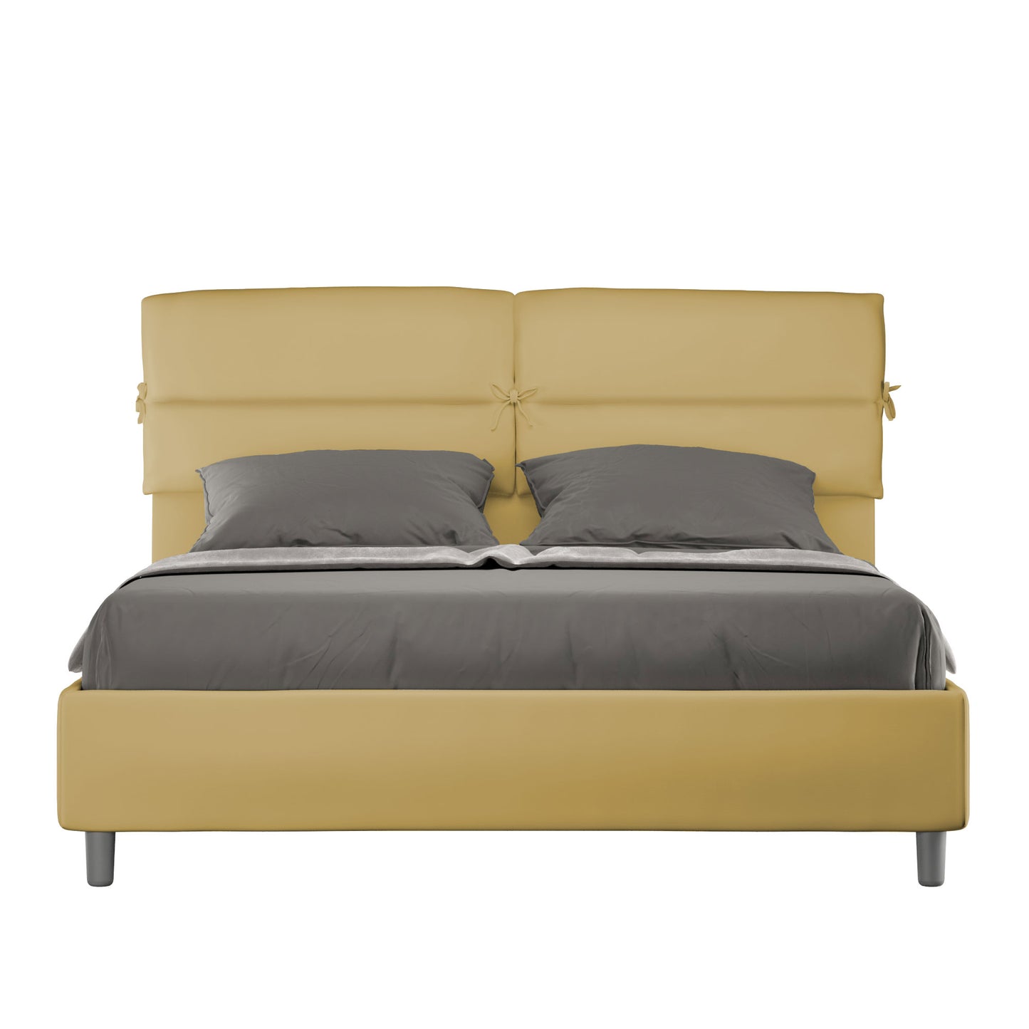 Letto Nova Giallo - vista sfondo bianco