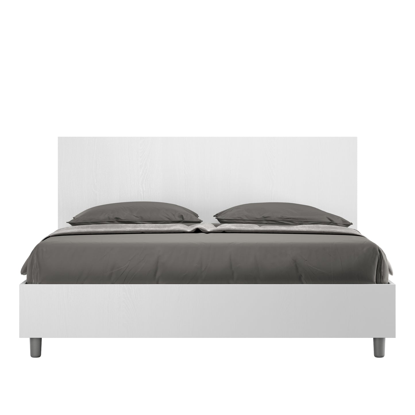 Letto Neo Bianco Frassino - vista sfondo bianco