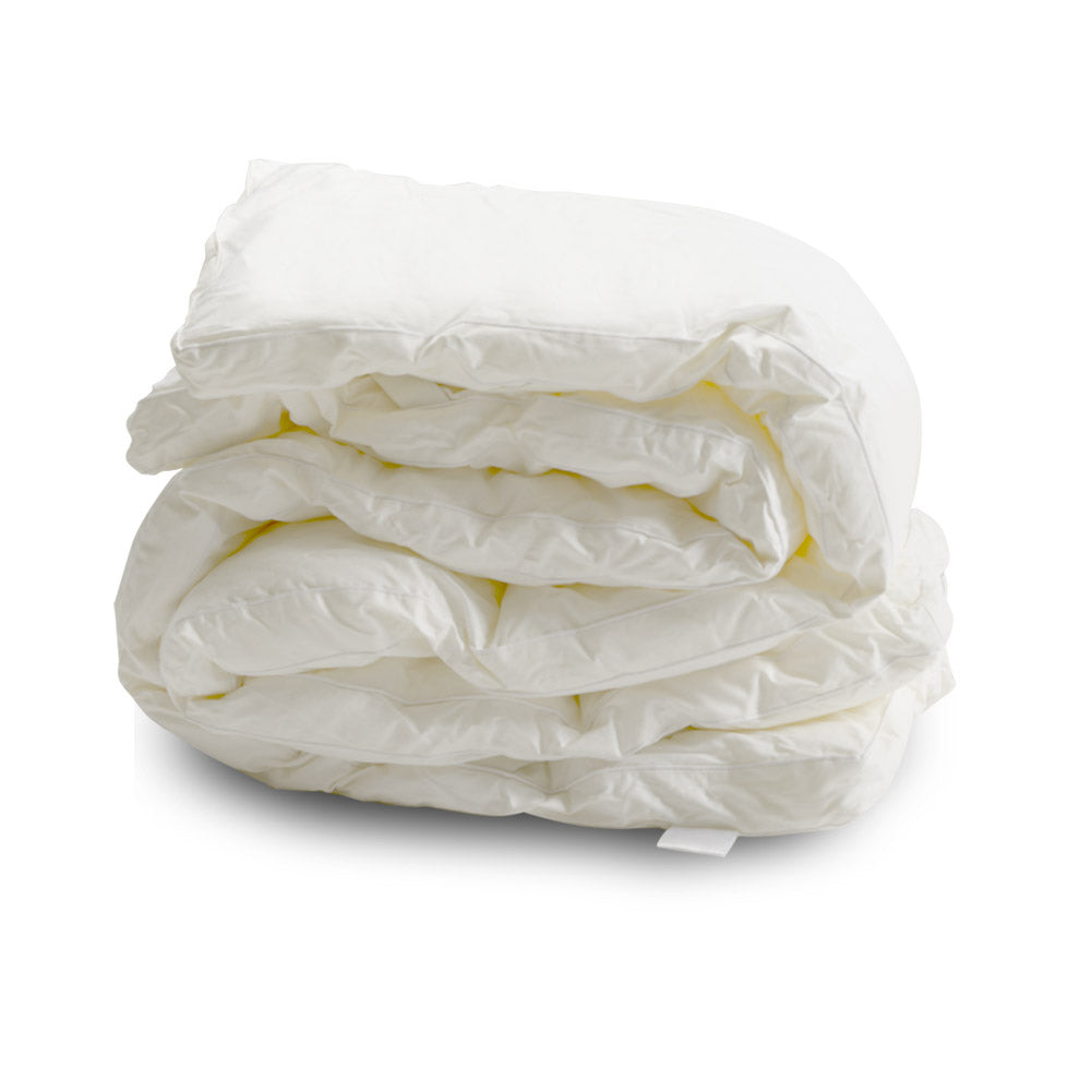 Thermo-regulating mattress topper in feather and goose down 20% Down 80% Feather 600 GR/M2 160x200 cm