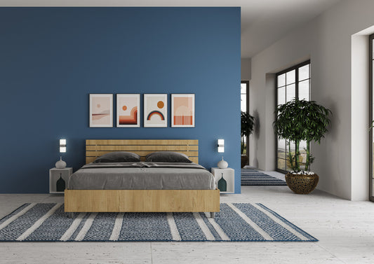 Letto Ancora Quercia - ambientato