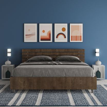 Letto Ancora Noce ambientato dettaglio
