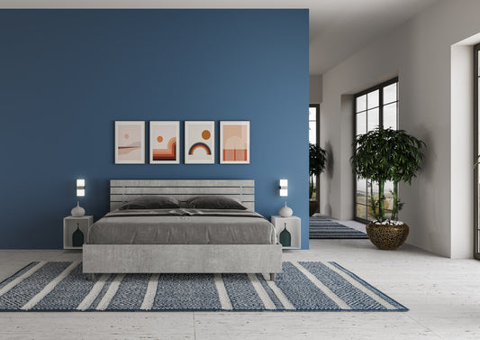 Letto Ancora Cemento - ambientato