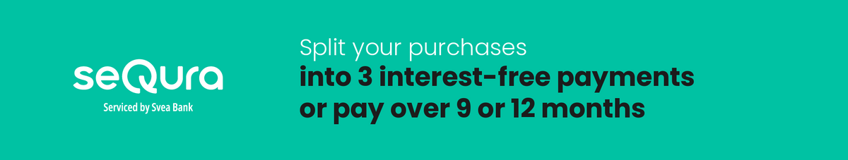 seQura – split your purchases into 3 interest-free payments or pay over 9 or 12 months