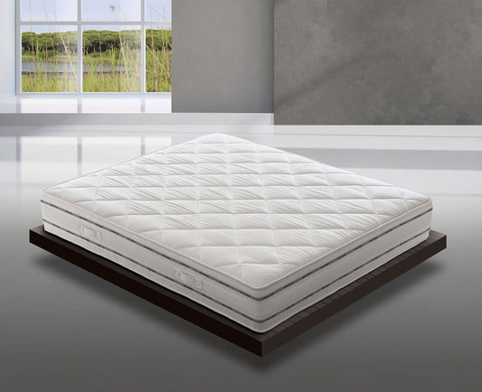 Pocket Spring Mattress + 3 cm Memory Foam Fireproof Certified Class 1 IM H25 cm
