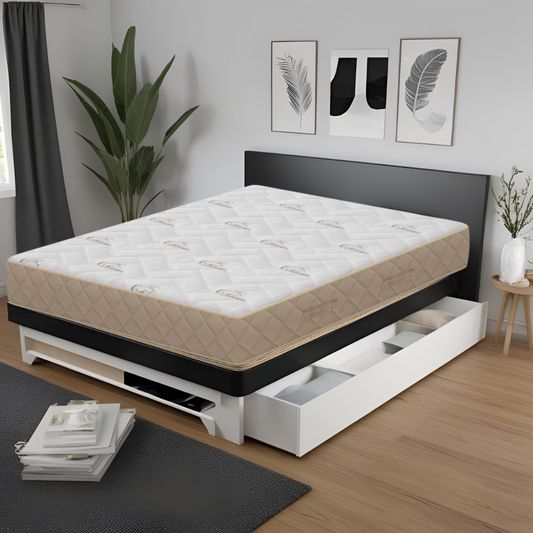 Giulio 24cm high mattress with independent pocket springs and memory foam