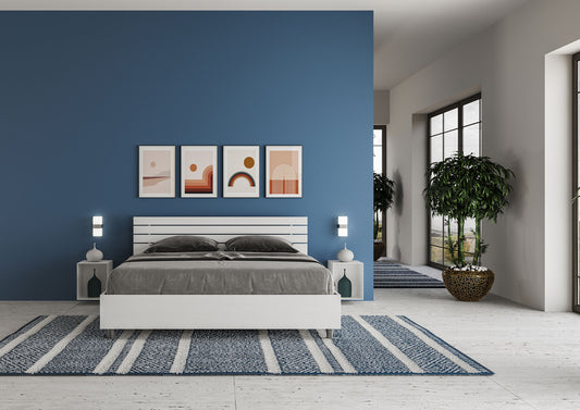 Letto Ancora Bianco Frassino - ambientato