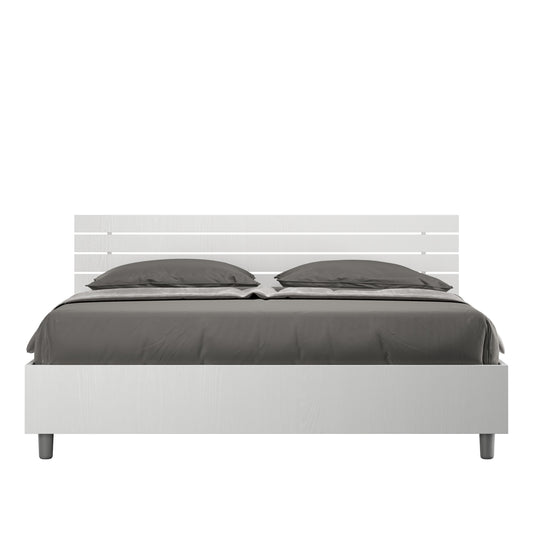 Letto Ancora Bianco Frassino - vista sfondo bianco