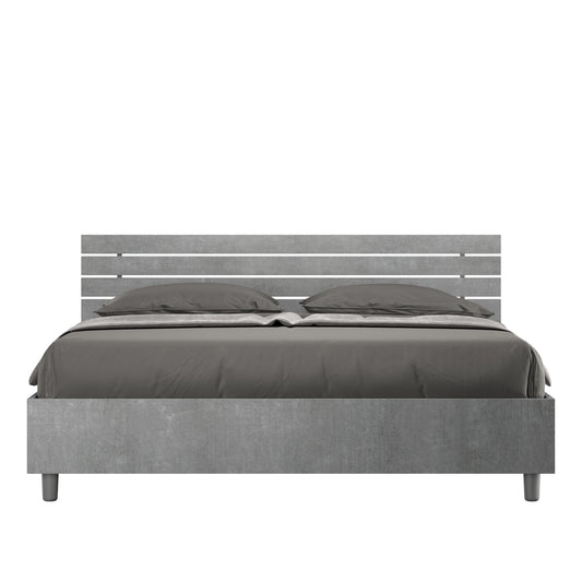 Letto Ancora Cemento - vista sfondo bianco