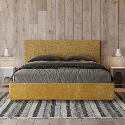 Letto Alba Giallo - vista frontale dettaglio