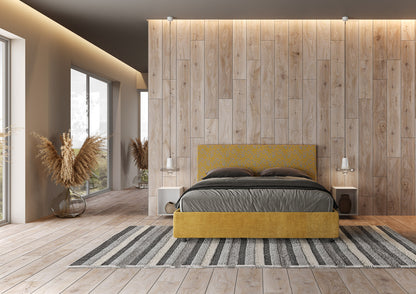 Letto Alba Giallo - ambientato