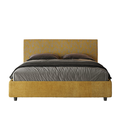 Letto Alba Giallo - vista sfondo bianco