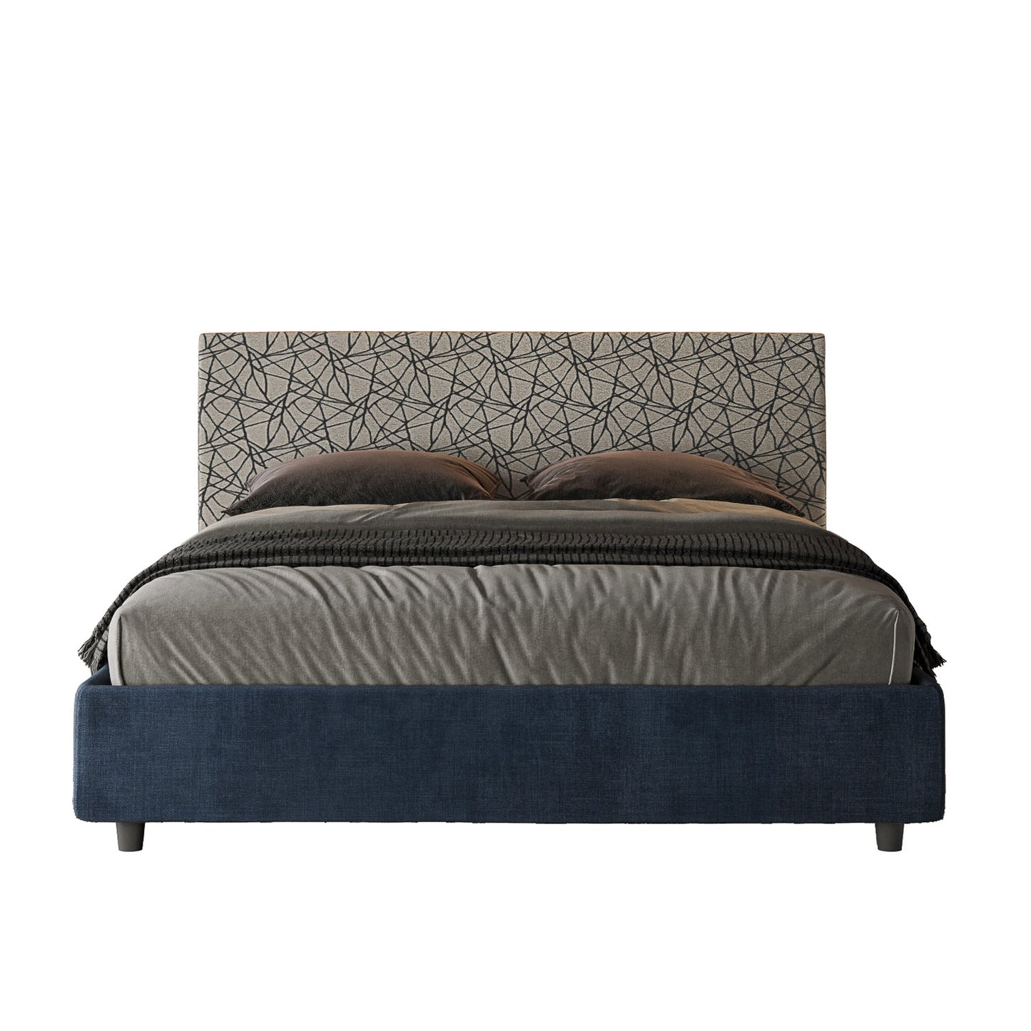Letto Alba Blu - vista sfondo bianco