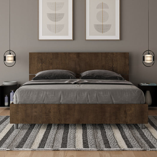 Letto Dama Noce testata Dritta - dettaglio