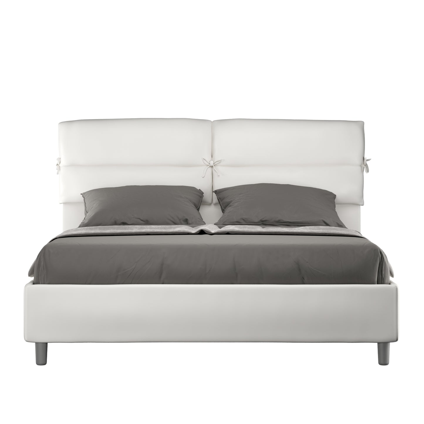 Letto Nova Bianco - vista sfondo bianco