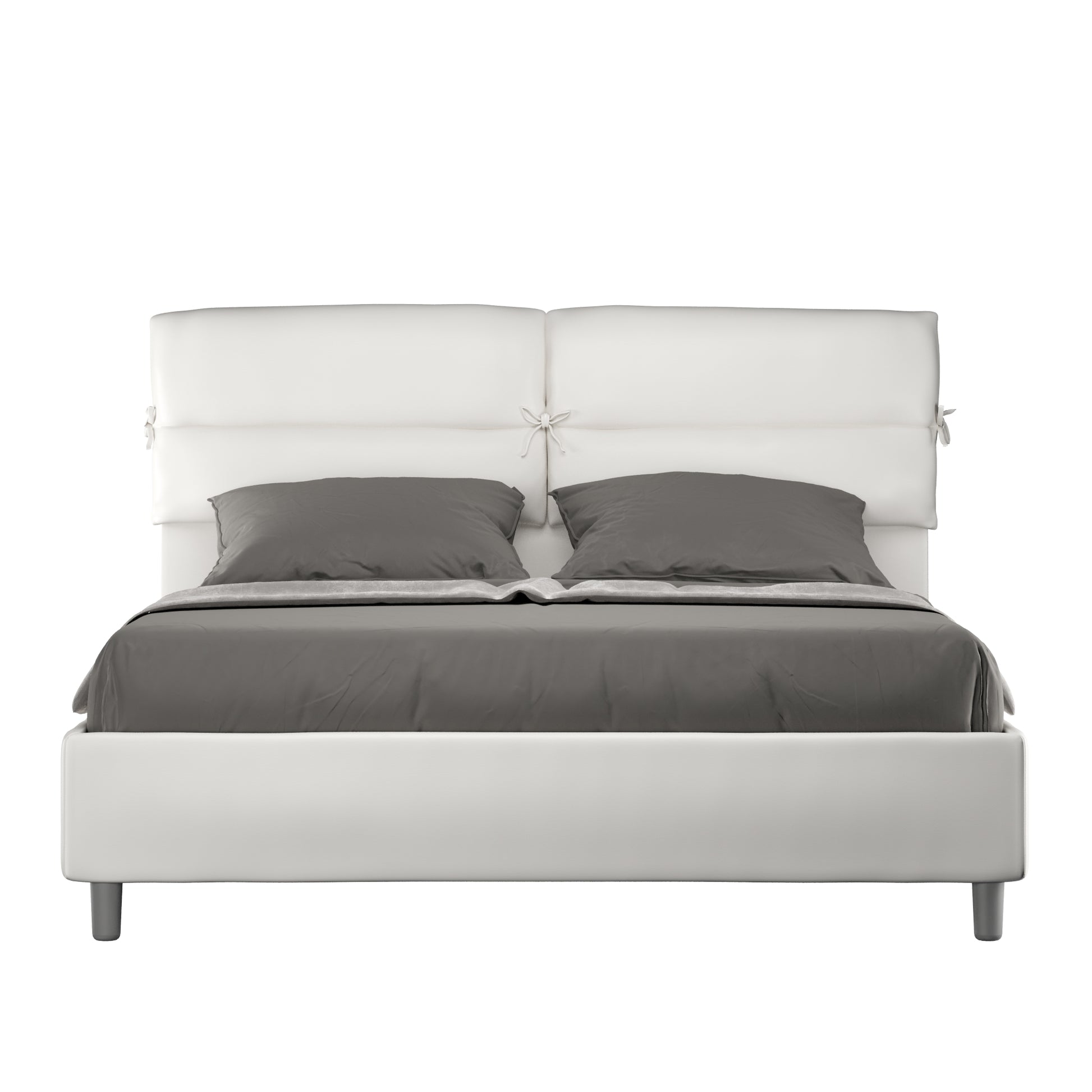 Letto Nova Bianco - vista sfondo bianco