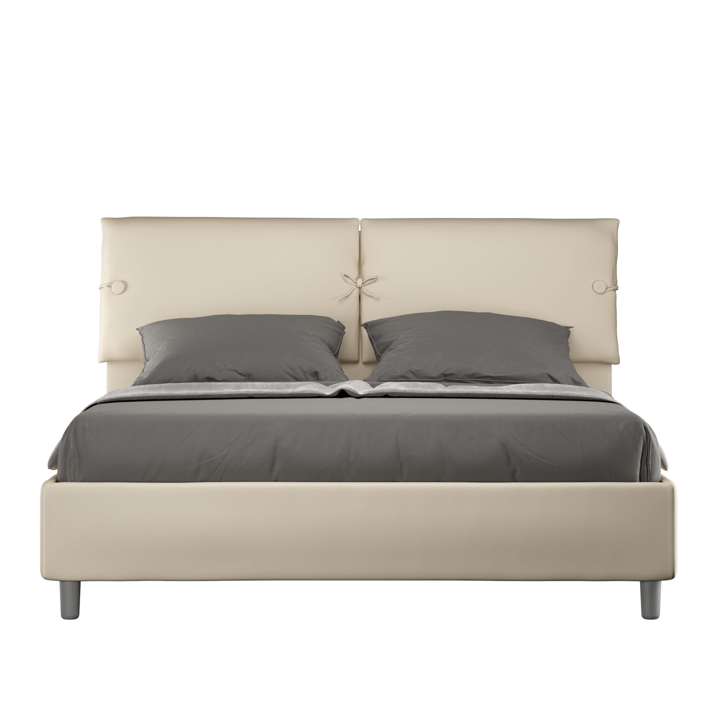 Letto Sogno Tortora - vista sfondo bianco