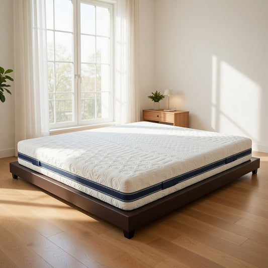Mattress with 5 cm of H27 Memory Foam, breathable and cool - MEMORY KING