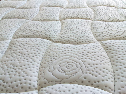 Semi-firm mattress with pocket springs and memory foam, 28 cm high, summer and winter sides - SATURNO