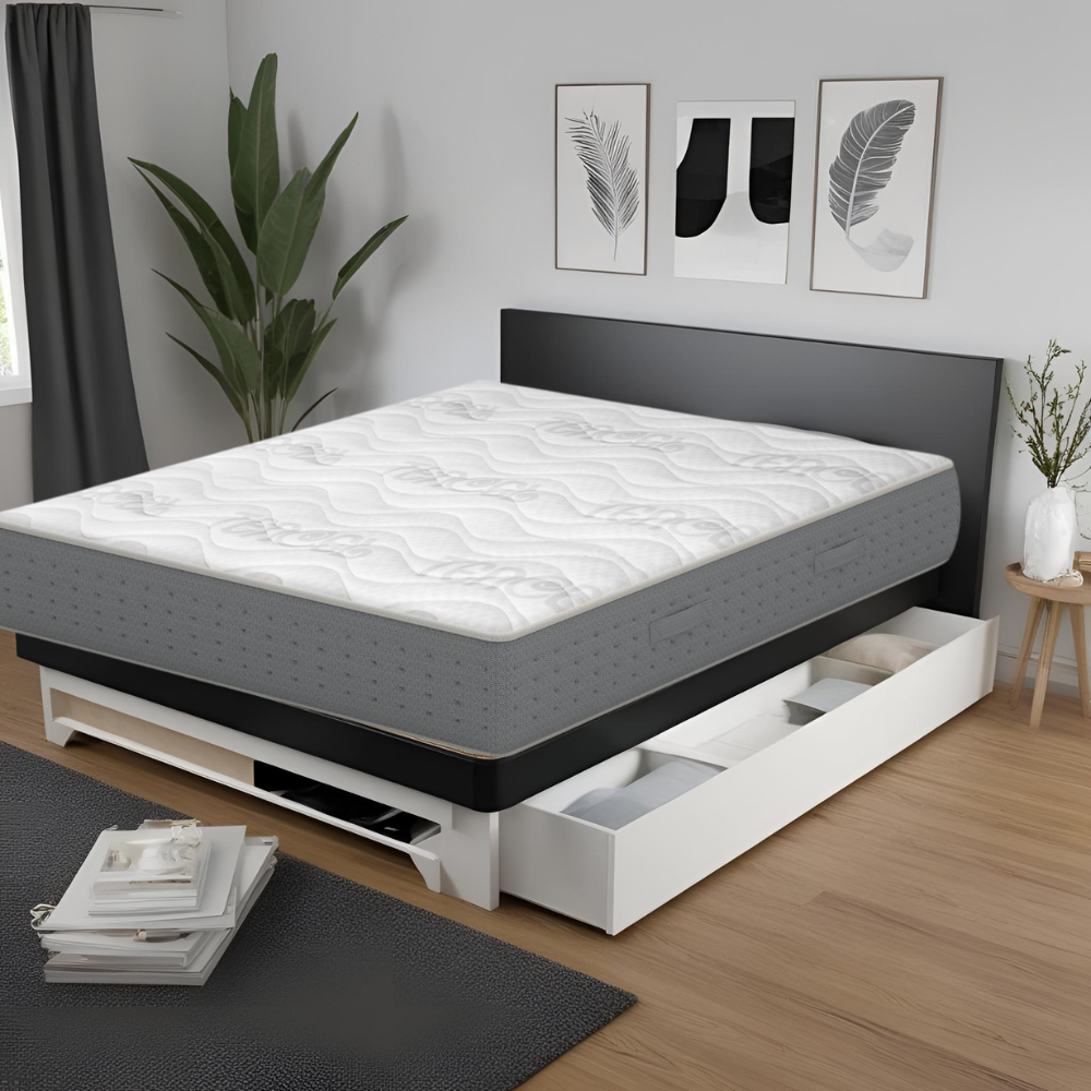 28cm high memory foam mattress with hypoallergenic fabric. Breathable and cool - CATERINA H28