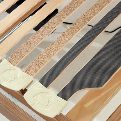 Beech wood slatted bed base with motorized movement and remote control - Superior Bed Base