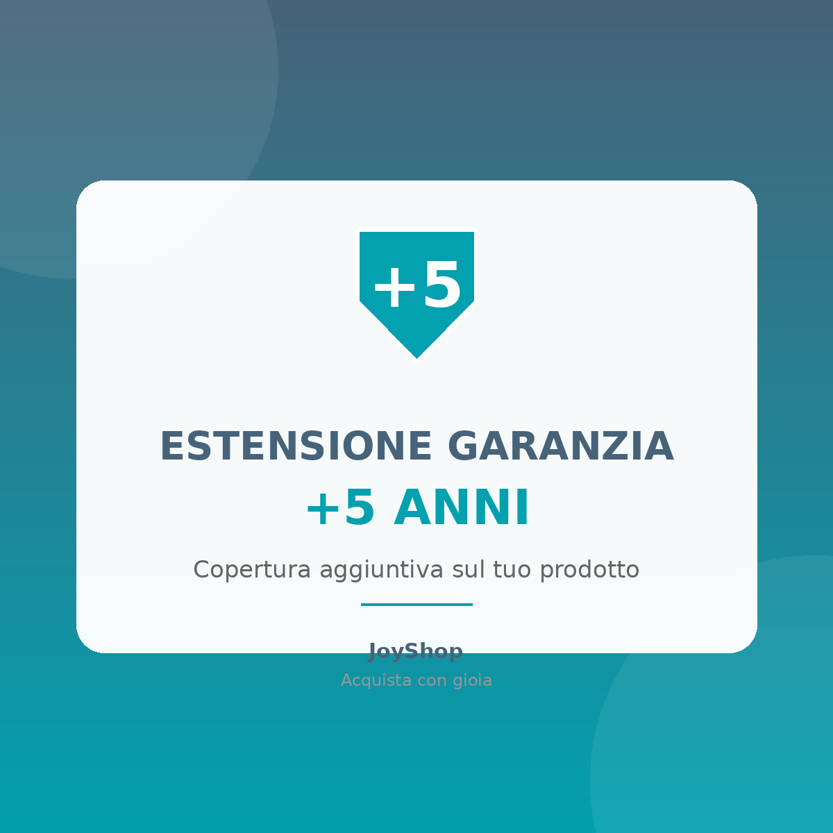 Estensione Garanzia +5 Anni - JoyShop Materassi 1