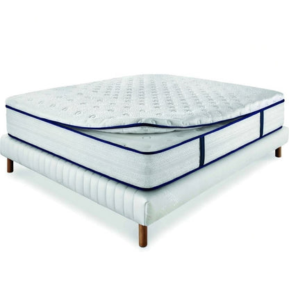 Materasso king size a molle insacchettate più Topper in memory removibile H35 cm - GIOVE