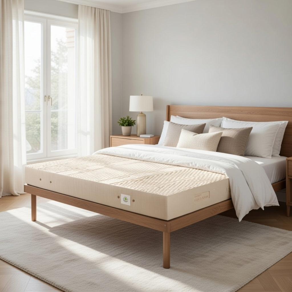 100% natural latex mattress with 20 cm thick anti-mite fabric - POLARIS