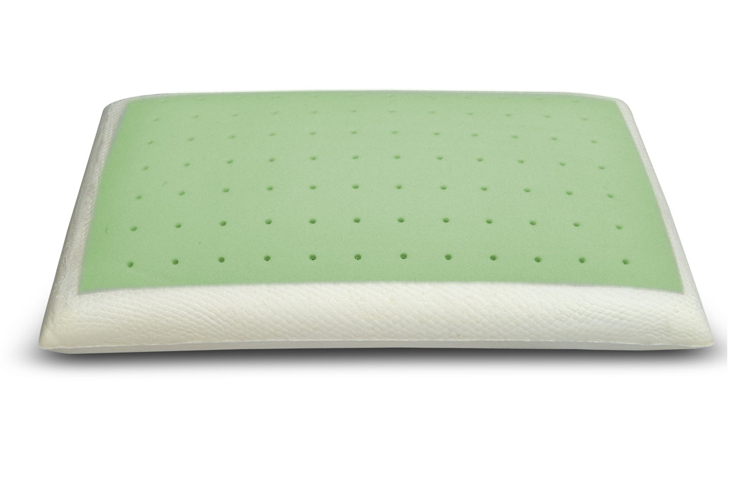Cuscino saponetta in memory foam ad alta densità con inserto in Aloe e fodera 3d - Aromatizzato Aloe