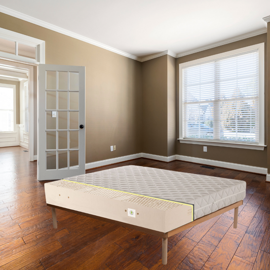 100% latex mattress with 7 differentiated zones and 22 cm high hypoallergenic fabric - JUPITER