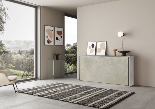Letto a Scomparsa Orizzontale Nido Cashmere – Ribaltabile a Muro Salvaspazio | NIDO - JoyShop Materassi 1