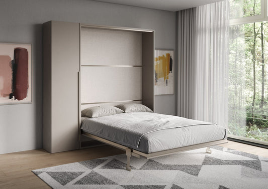 Letto a Scomparsa Verticale Alcova Argilla con Armadio 1 Anta – Salvaspazio | ALCOVA - JoyShop Materassi 2