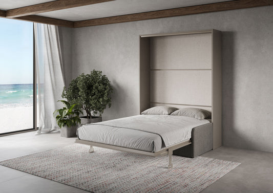 Letto a Scomparsa Verticale Alcova Argilla con Divano – Salvaspazio | ALCOVA - JoyShop Materassi 2