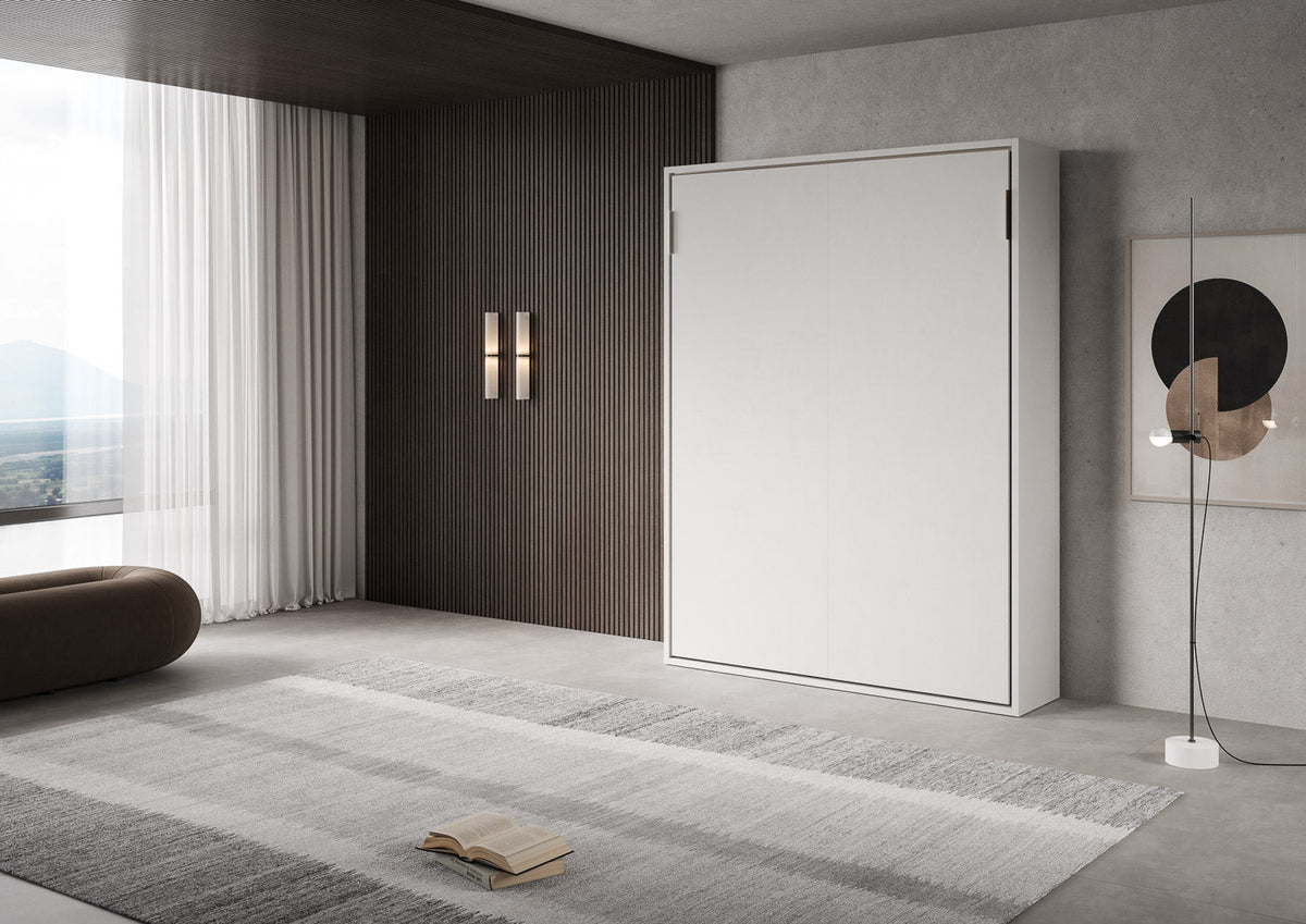 Letto a Scomparsa Verticale Alcova Bianco – Ribaltabile a Muro Salvaspazio | ALCOVA - JoyShop Materassi 1