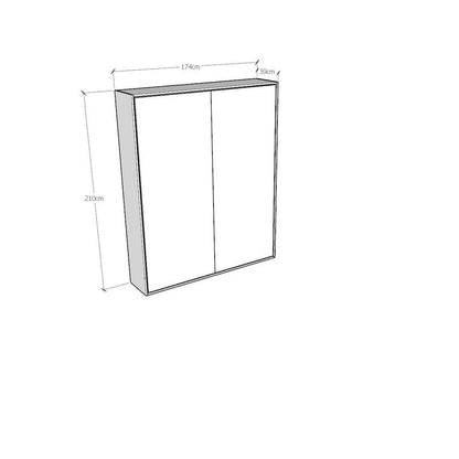 Letto a Scomparsa Verticale Vertika Cemento – Matrimoniale Ribaltabile a Muro | VERTIKA - JoyShop Materassi 3