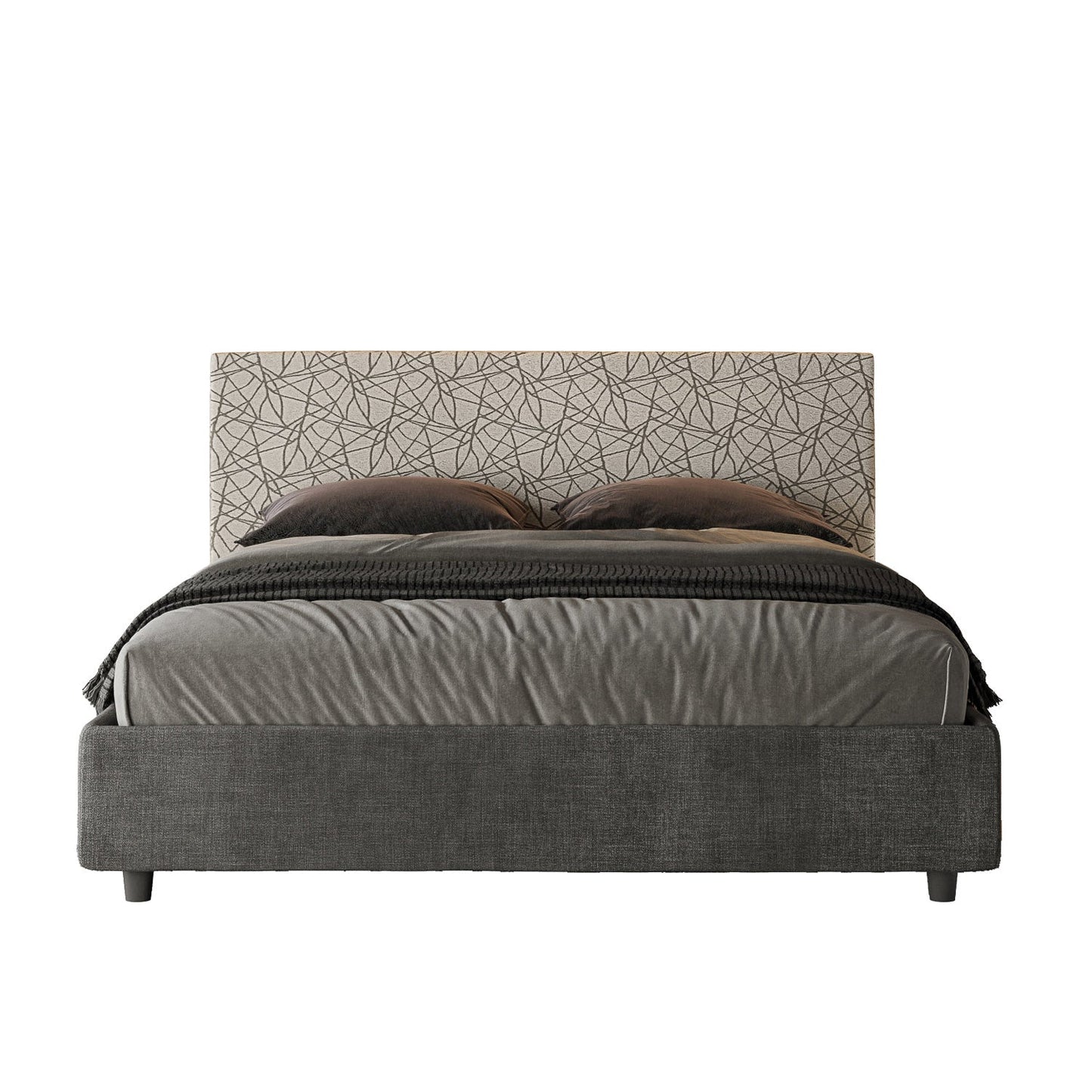 Letto Alba Grigio - JoyShop Materassi 1