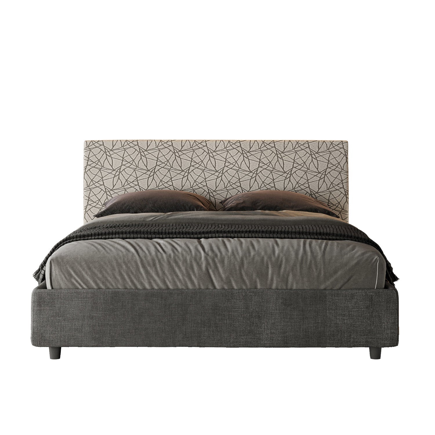 Letto Alba Grigio - JoyShop Materassi 1