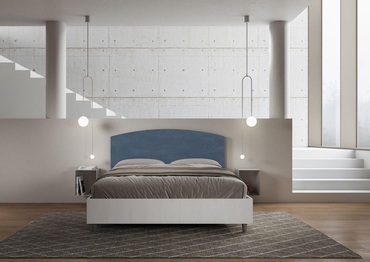 Letto Aurea Blu - ambientato