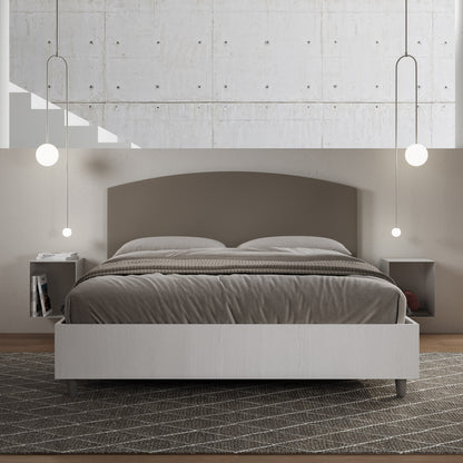 Letto Aurea Cappuccino - vista frontale quadrata