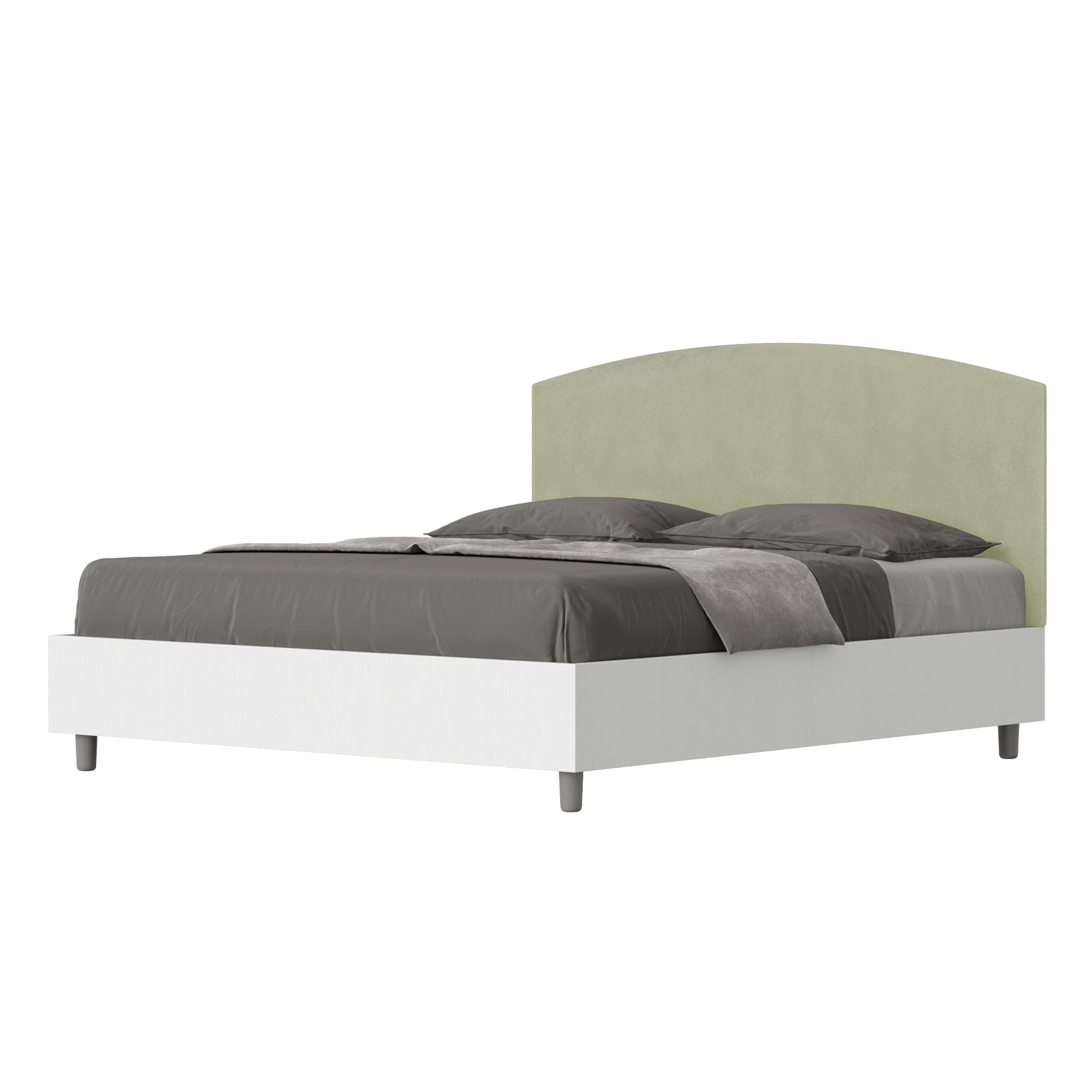Letto Aurea Tè Verde - vista sfondo bianco