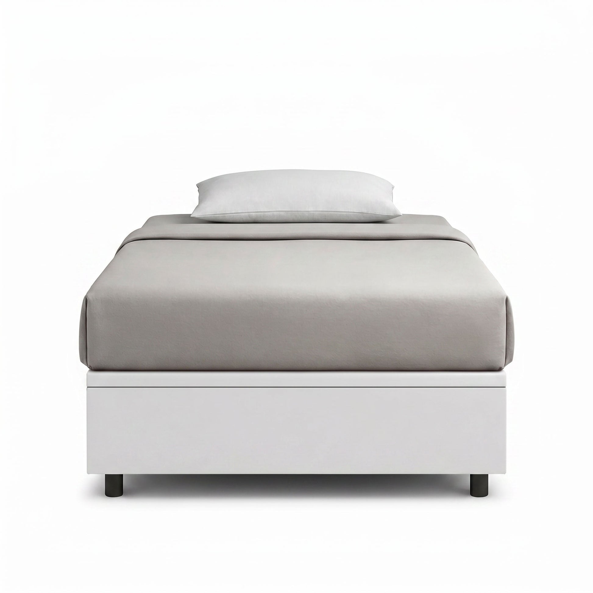 Letto Scrigno Bianco frontale