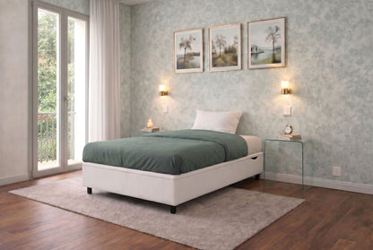 Letto Scrigno Bianco ambientato